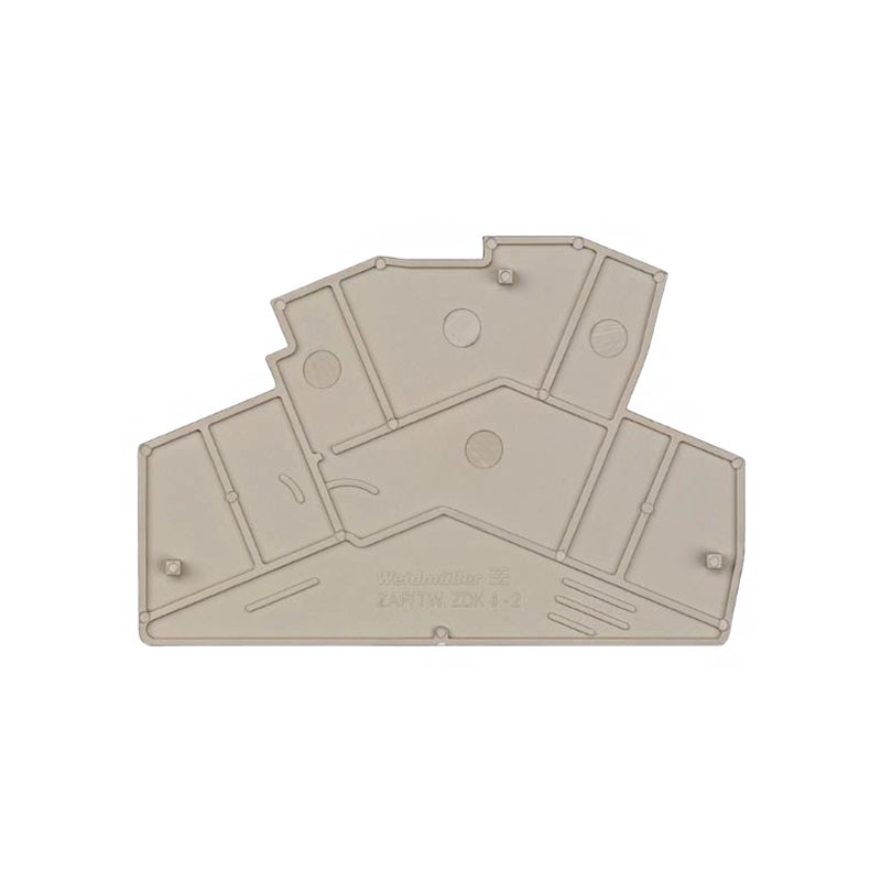 10 pcs : 8670760000 - CONN TERM BLK END PLATE BEIGE