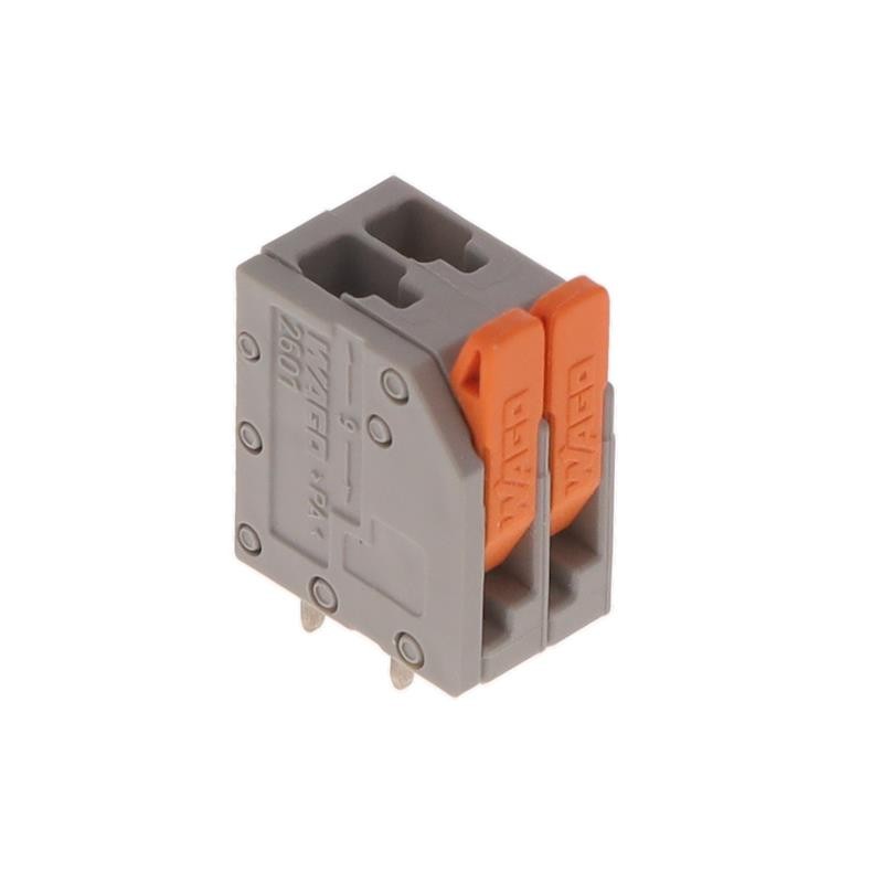 10 pcs : 2601-3102 - TERM BLK PCB LEVER 3.5MM 2POS