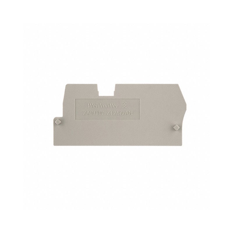 10 pcs : C905266600 - CONN TERM BLK END PLATE BEIGE