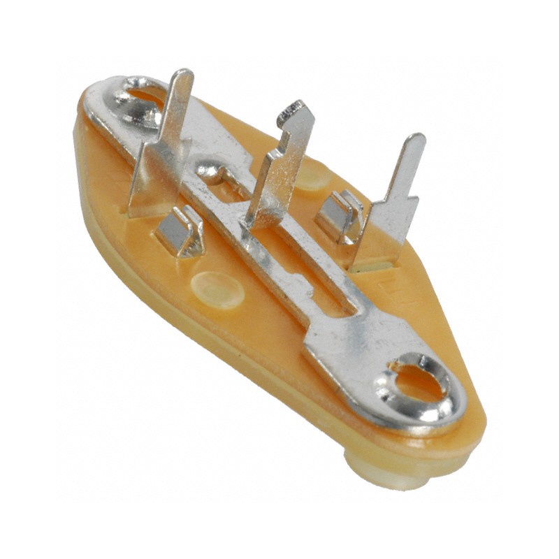 10 pcs : 4600 - CONN TRANSIST TO-3 3POS TIN