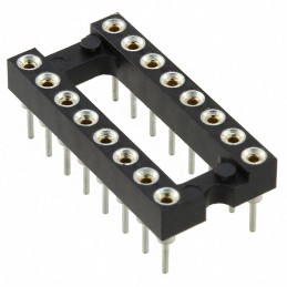 10 pcs : D2816-42 - CONN IC DIP SOCKET 16POS GOLD