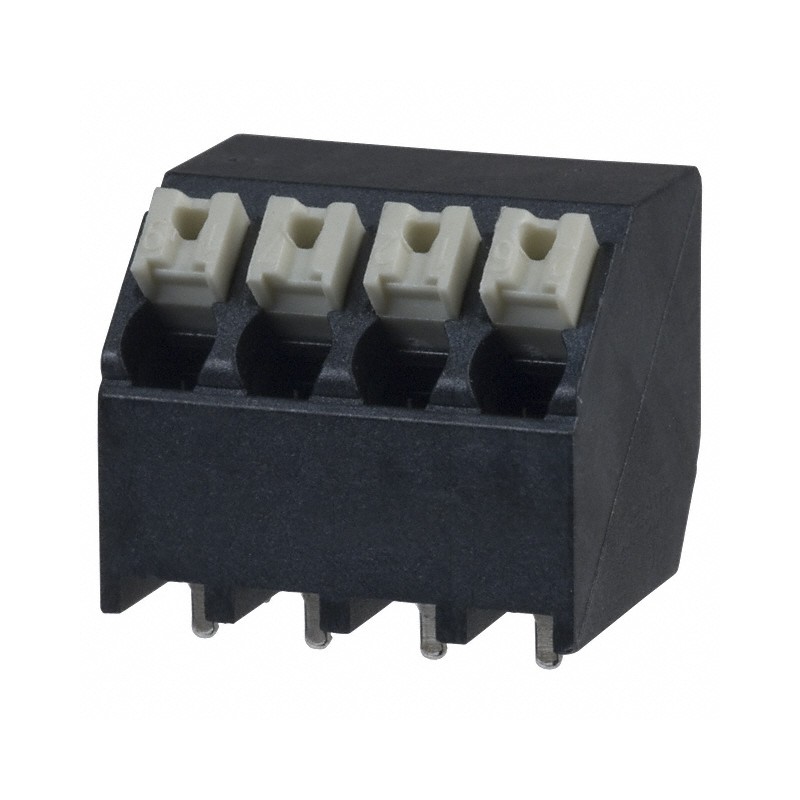 10 pcs : 1885430000 - TERM BLOCK 4POS 45DEG 3.81MM PCB