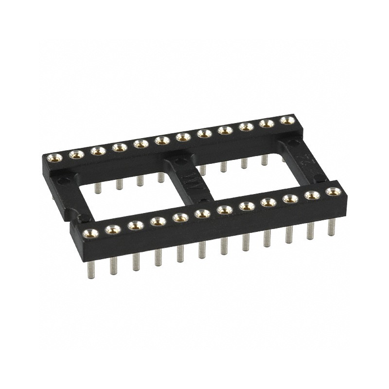 10 pcs : 115-43-624-41-001000 - CONN IC DIP SOCKET 24POS GOLD