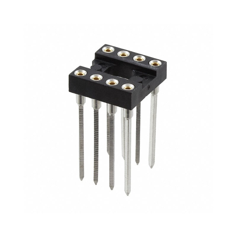 10 pcs : 123-47-308-41-001000 - CONN IC DIP SOCKET 8POS GOLD