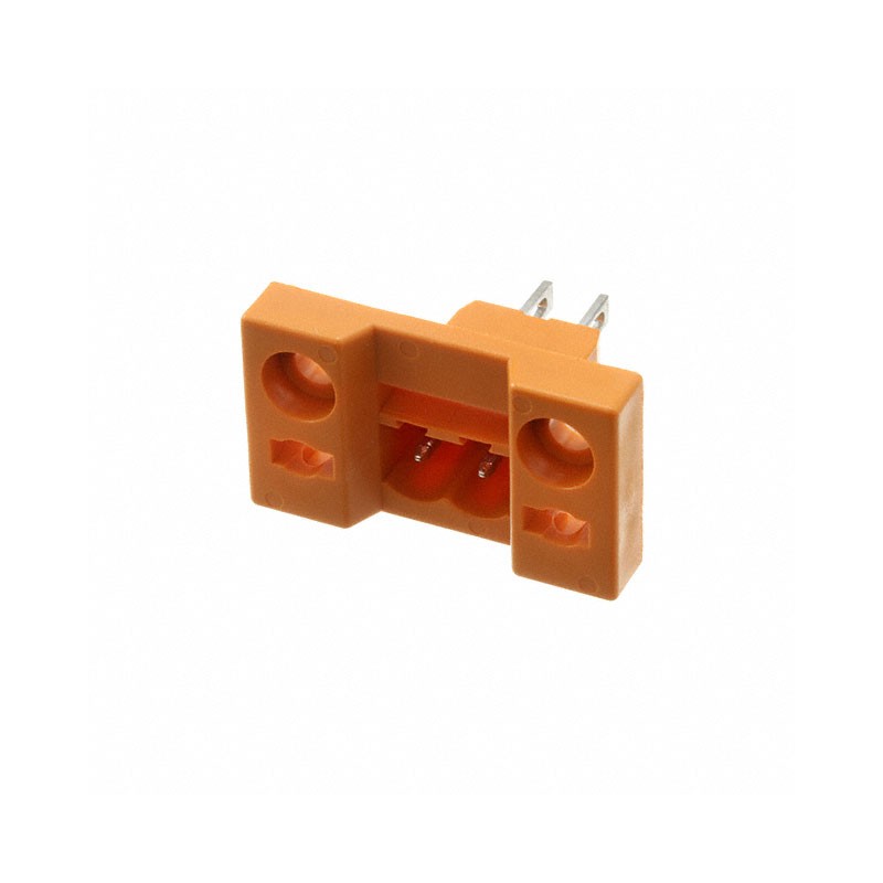 10 pcs : 1599130000 - TERM BLK HEADER 2POS ORANGE