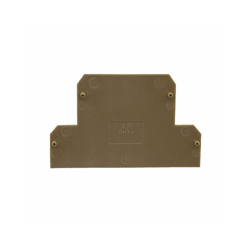 10 pcs : 0687560000 - CONN TERM BLK END PLATE RAIL BG