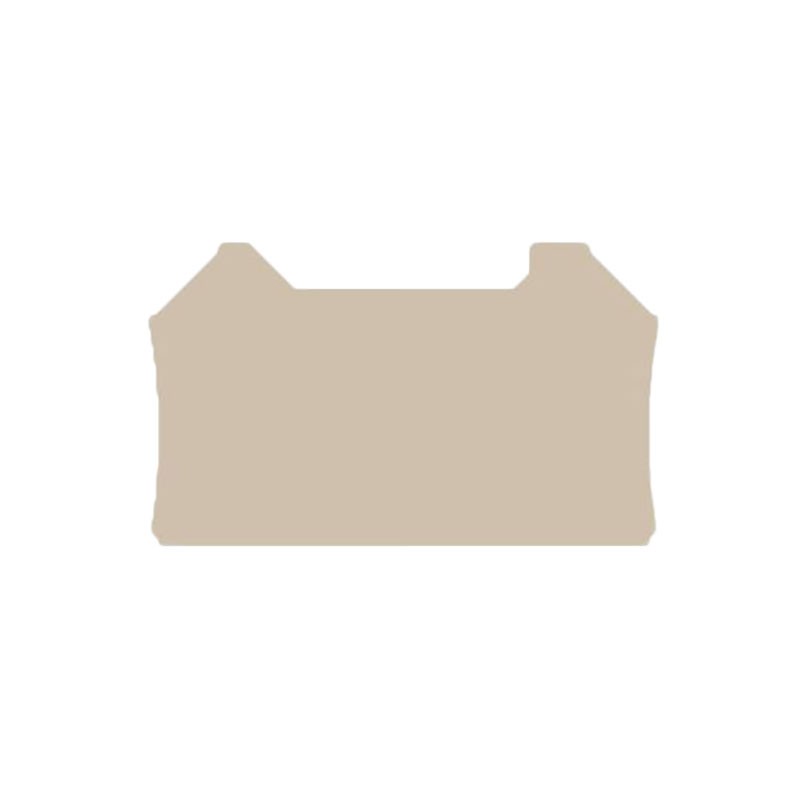 10 pcs : 1905150000 - CONN TERM BLK END PLATE BEIGE