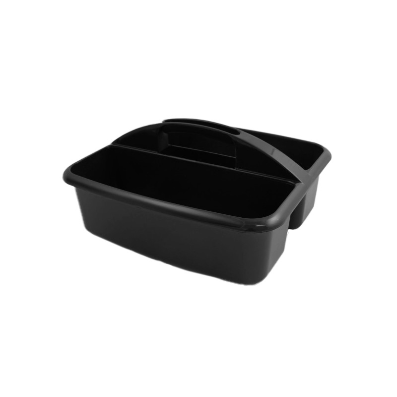 1 pcs - Plastic Black Bucket With Handle