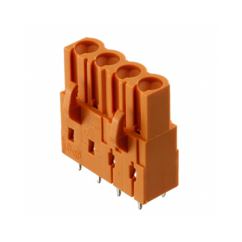 10 pcs : 1630730000 - TERM BLOCK HDR 4POS VERT 5.08MM