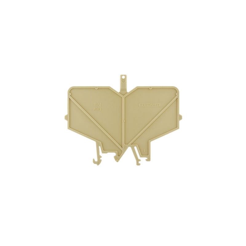 10 pcs : 0485560000 - CONN TERM BLK RETAIN PLATE BEIGE