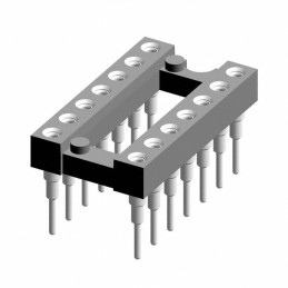 10 pcs : 116-83-314-41-006101 - CONN IC DIP SOCKET 14POS GOLD