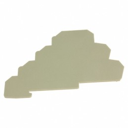10 pcs : 1615280000 - CONN TERM BLK END PLATE RAIL BG
