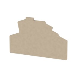 10 pcs : 1805960000 - CONN TERM BLK END PLATE BEIGE