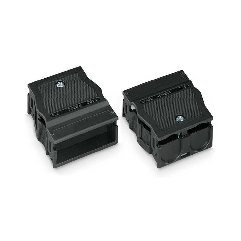 10 pcs : 770-504 - STRAIN RELIEF HOUSING 4-POLE, BL