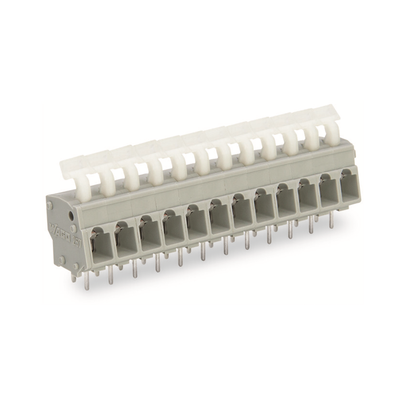 10 pcs : 257-452 - PCB TERMINAL BLOCK PUSH-BUTTON