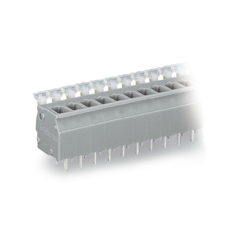 10 pcs : 255-402 - PCB TERMINAL BLOCK PUSH-BUTTON