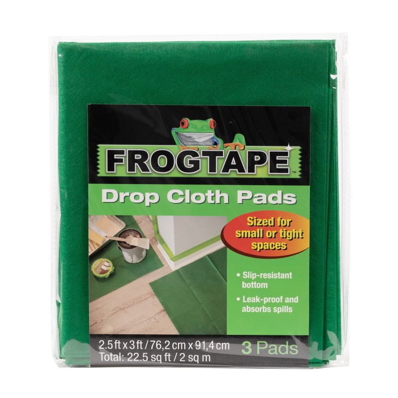 1 pcs - FROGTAPE FrogTape Green Non Woven Fabric Cloths, Pack of 3