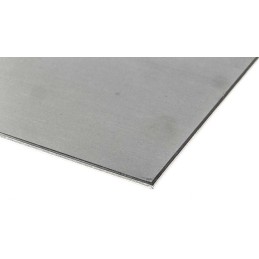 1 Lot of 2 - RS PRO Stainless Steel Metal Sheet 500mm x 300mm, 3mm Thick