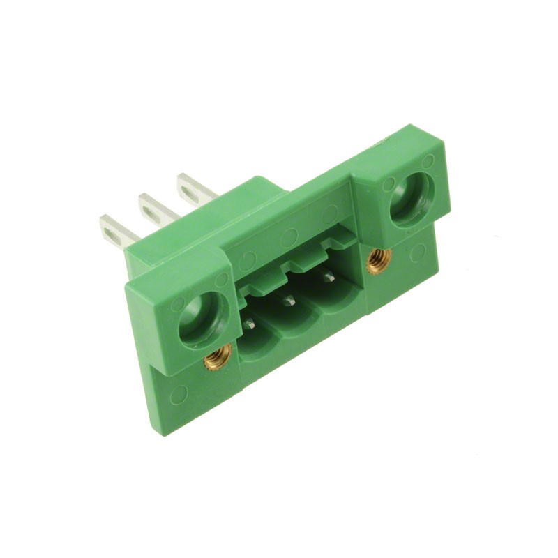 10 pcs : OSTVZ035050 - TERM BLK HEADER 3POS GREEN