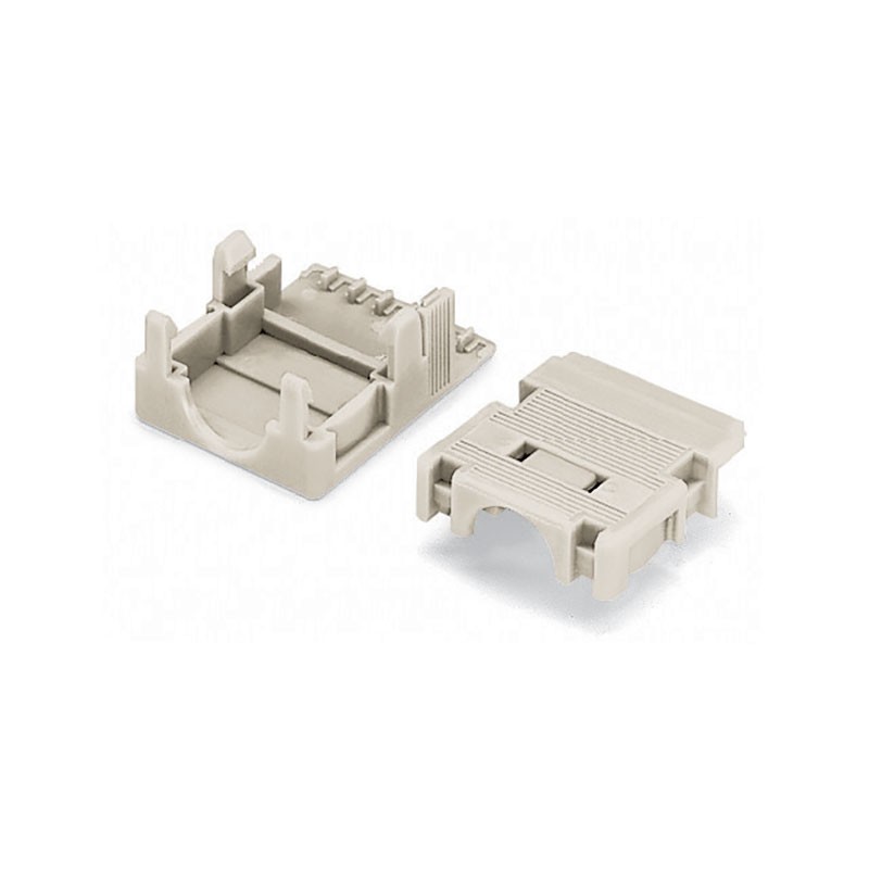 10 pcs : 734-602 - STRAIN RELIEF HOUSING LIGHT GRA