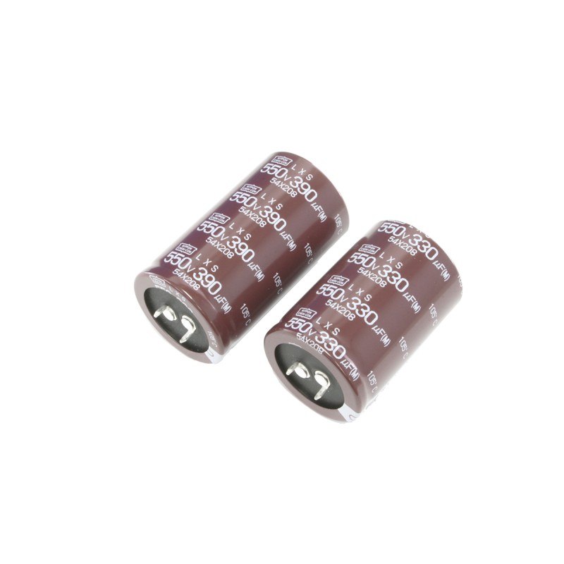 200 pcs - CHEMI-CON 330μF Aluminium Electrolytic Capacitor 400V dc, Snap-In - ELXS401VSN331MA25S