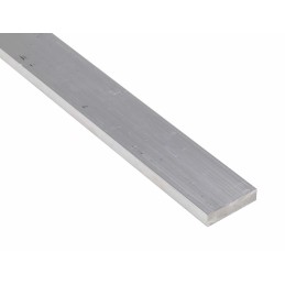 1 Lot of 2 - RS PRO Aluminium Flat Bar, 50mm W, 12mm H, 1m L