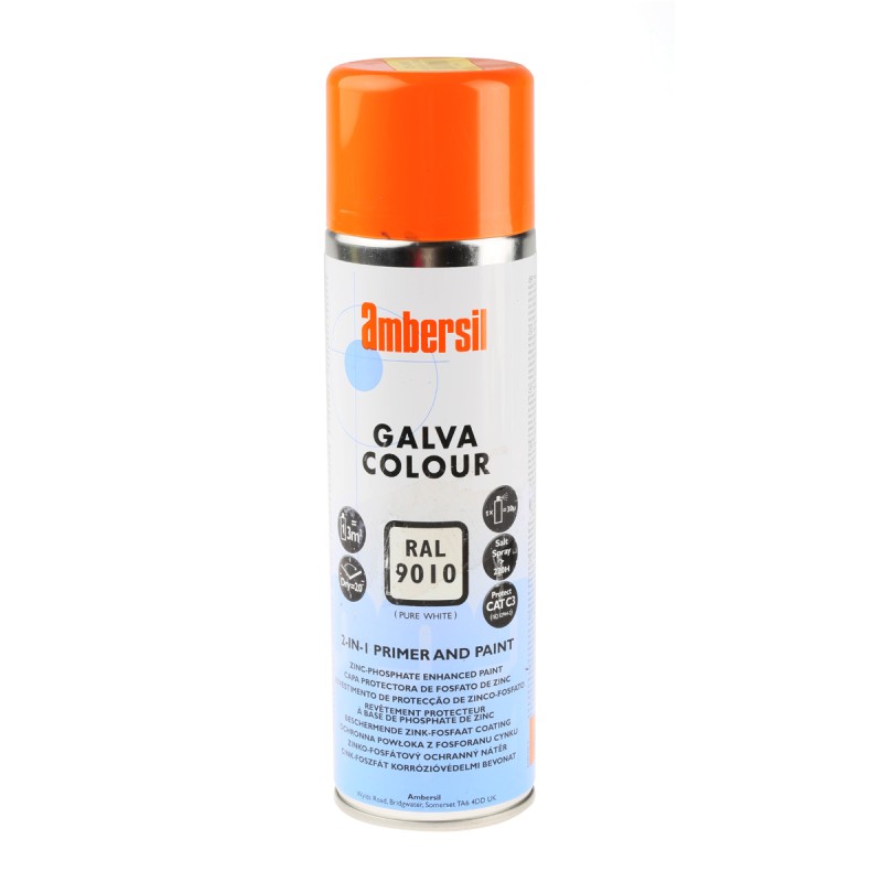 1 pcs - Ambersil 500ml White Satin Spray Paint