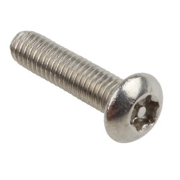 1 Bag of 100 - RS PRO Plain Button Stainless Steel Tamper Proof Security Screw, M3 x 12mm