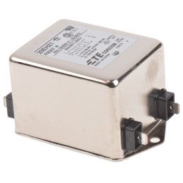 12 pcs - TE Connectivity, Corcom HZ 20A 250 V ac 50 - 60Hz, Flange Mount EMI Filter, Fast-On, Single Phase