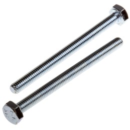 1 Bag of 100 - Zinc Plated Steel Hex, Hex Bolt, M4 x 50mm