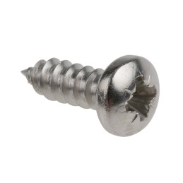 1 Bag of 100 - RS PRO Plain Stainless Steel Pan Head Self Tapping Screw, N°8 x 1/2in Long 13mm Long