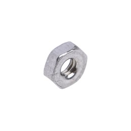 1 Bag of 100 - RS PRO, Plain Stainless Steel Hex Nut, DIN 934, M2