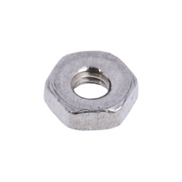 1 Bag of 100 - RS PRO, Plain Stainless Steel Hex Nut, DIN 934, M2