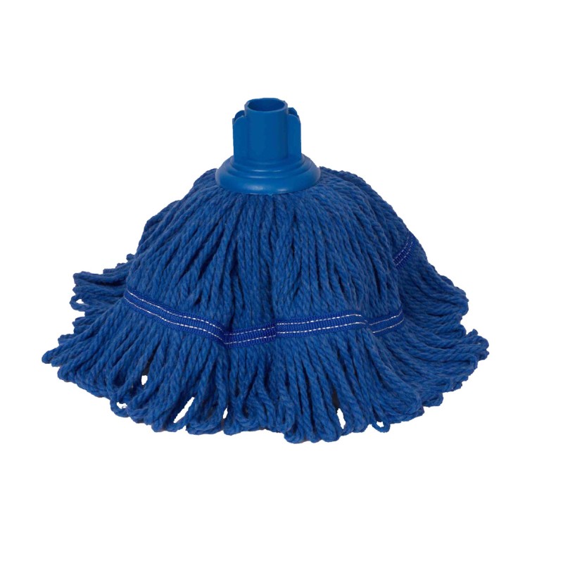 1 pcs - Vikan 250g Blue Cotton Mop and Handle