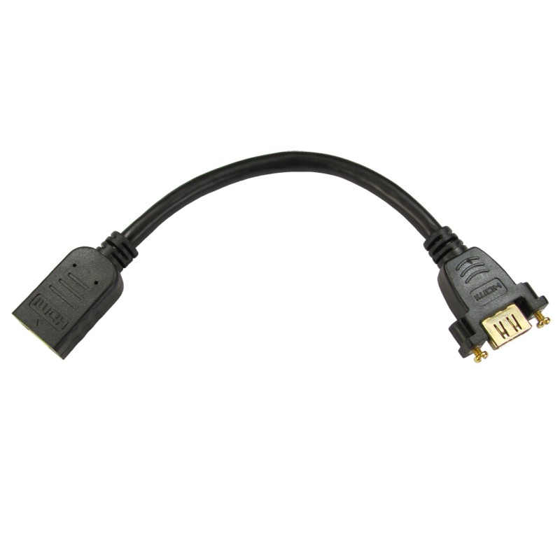 1 pcs - RS PRO 4K Female HDMI to Female HDMI Cable, 90cm