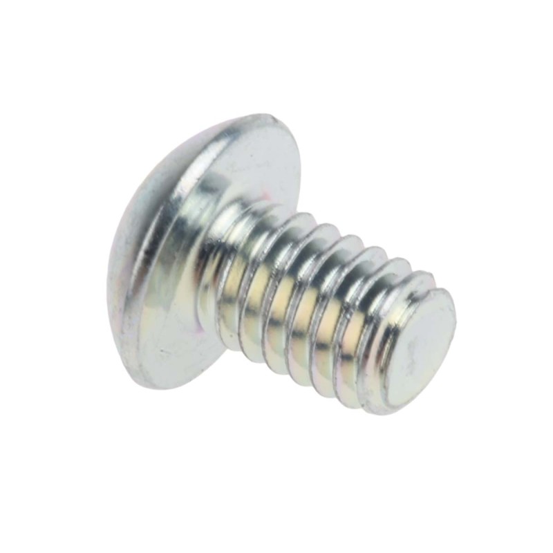 1 Bag of 100 - RS PRO Bright Zinc Plated Steel Hex Socket Button Screw, ISO 7380, M4 x 6mm