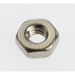 1 Bag of 100 - RS PRO, Plain Stainless Steel Hex Nut, DIN 934, M2.5