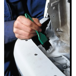 1 pcs - Vikan Soft Bristle Green, Red Scrubbing Brush, Polyethylene bristle material