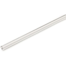 1 Lot of 3 - RS PRO Clear Round Acrylic Tube, 1m x 13mm OD x 10mm ID