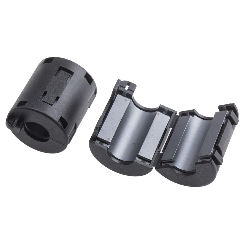 2 pcs - RS PRO Openable Ferrite Clamp, 23.5 x 36 x 22.5mm, For Computer Peripherals, Digital TV, Internal & External Power