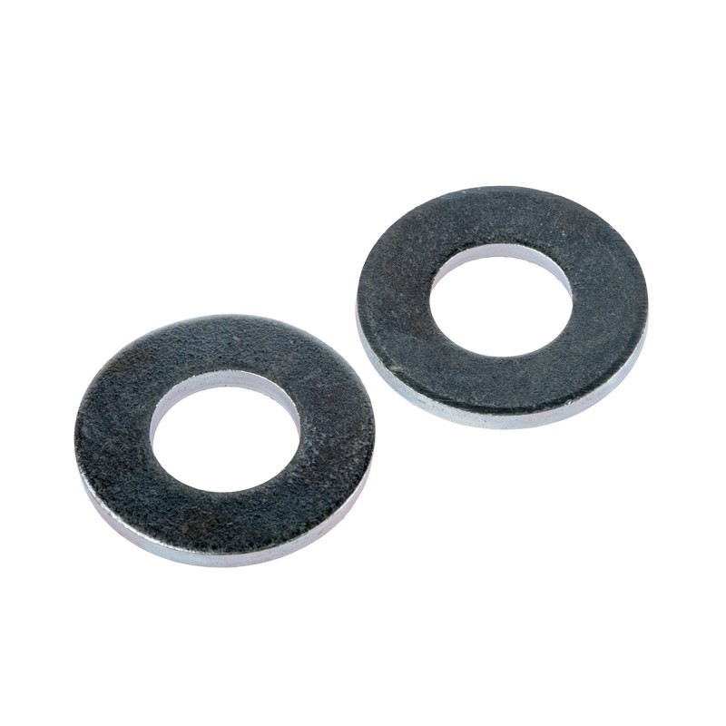 1 Bag of 100 - Bright Zinc Plated Steel Plain Washers, M12, BS 4320