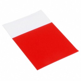 10 pcs : LI98-28-28-0.25 - THERM PAD 28MMX28MM W/ADH WHT