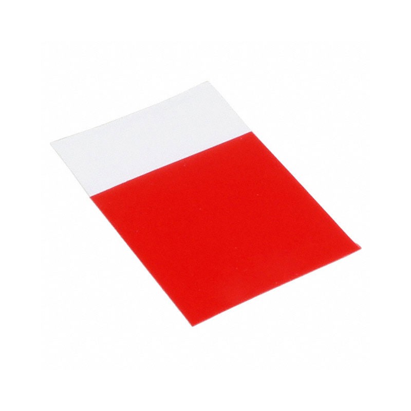 10 pcs : LI98-28-28-0.25 - THERM PAD 28MMX28MM W/ADH WHT