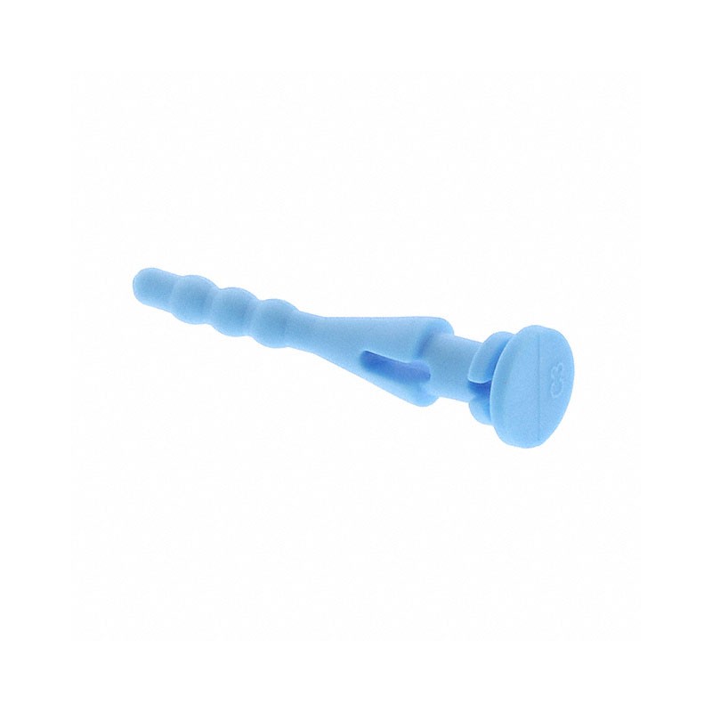 10 pcs : F-349-C8002 - SCREW GROMMET THERMOPLASTIC BLUE