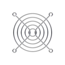 10 pcs : SC80-W6 - 80MM FAN GUARD FLAT NICKELCHROME