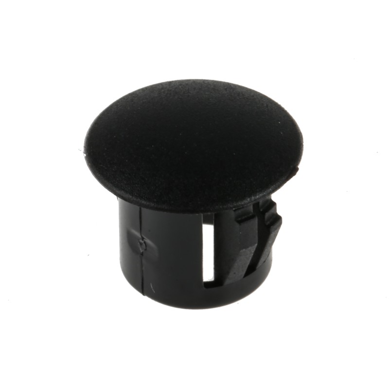 1 Bag of 25 - RS PRO Blanking Plug, 9.5mm Hole Diameter, Nylon 66, 13mm Diameter, Unthreaded