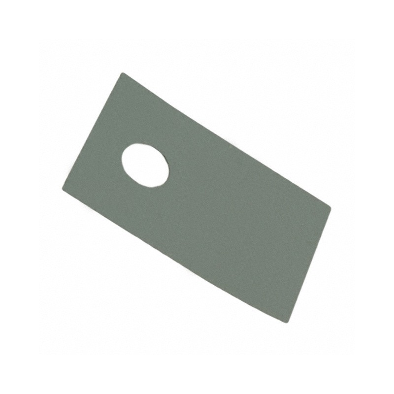 10 pcs : 53-77-4G - THERM PAD 19.05MMX12.7MM GRY/GRN