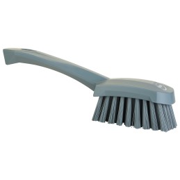 1 pcs - Vikan Hard Bristle Grey Scrubbing Brush, 36mm bristle length, PET bristle material