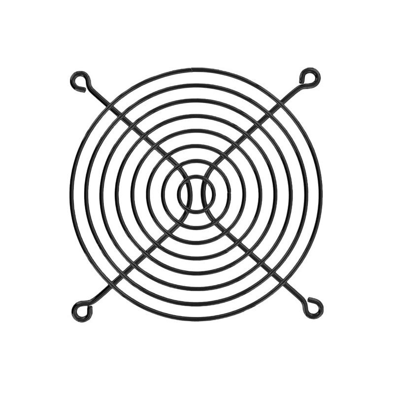 10 pcs : 08129-02 - FAN GUARD 120MM METAL BLACK