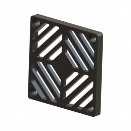 10 pcs : RFG-040-T - FAN FINGER GUARD BLACK 40X40